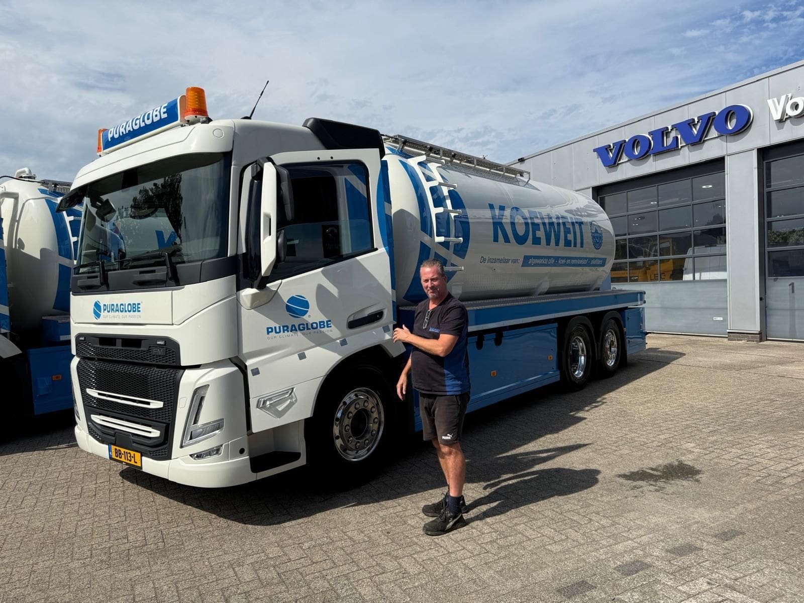 Twee nieuwe olie-inzamelwagens versterken onze capaciteit en duurzaamheid